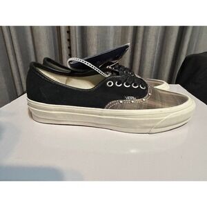 NWT Vans Premium Authentic 44 'Prep Plaid Pack Olive Green Men 7 Women 9 Grunge